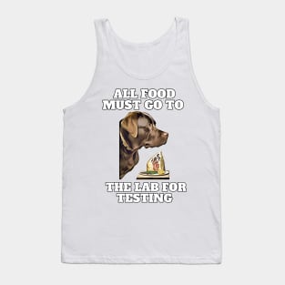 Black Lab Steak-Lover Funny Dog Memes Labrador Retriever Tank Top